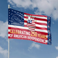 Snoopy 250 Years American Independence House Flag | Celebrating America's Semiquincentennial 1776-2026 | Premium Weather-Resistant Polyester | Patriotic Gift for History Lovers
