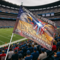 American Patriotic Flag | 250 Years Of Freedom Eagle Design | Premium Weather-Resistant Polyester | Outdoor Garden & Porch Decor Gift
