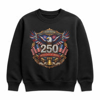 America 250 Years Sweatshirt | Freedom 1776-2026 Patriotic Eagle Design | Soft Cotton Polyester Blend | 4th of July Gift for Patriots