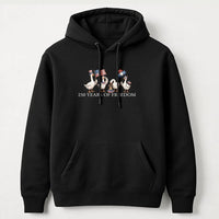 Patriotic Gose Hoodie | USA 250th Anniversary 250 Years of Freedom Art | Soft Cotton Blend Pullover | Gift for America 1776 2026 Fans