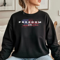 Freedom 250 Years Sweatshirt | Vintage American Flag Graphic | Premium Cotton Blend | Patriotic Gift for Independence Day and US History Lovers