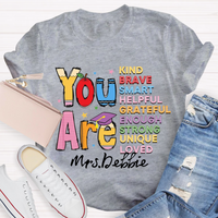Personalized Name You Are Brave Casual T-Shirt