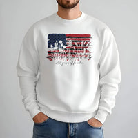 250 Years of Freedom Sweatshirt | Patriotic Wildflower American Flag Art | Soft Cotton Polyester Blend | Gift for Americana Collectors