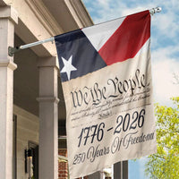 US Constitution House Flag | We The People 1776-2026 Anniversary Banner | Weather-Resistant Polyester | Patriotic Home Decor for 250 Years of Freedom