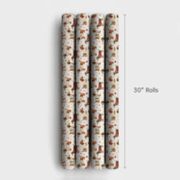 Sausage Dog Sweater Gift Wrap, Dachshund Christmas Wrapping Paper, Holiday Weiner Dog Gift Wrap, Adorable Pet Lover Paper