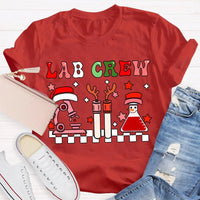 Festive Laboratory Tech Holiday Shirt, Christmas Lab Crew Science T-Shirt, Chemist Biology Xmas Tee, Science Lover Present