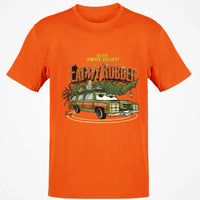 National Lampoons Christmas Vacation Shirt, Burn Some Dust Eat My Rubber T-Shirt, Retro Car Graphic Tee, Humorous Holiday Movie Apparel