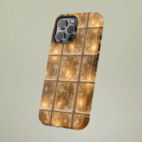 Candlelight Glow Phone Case, Frosted Window Phone Case, Comfy Winter Snowflake Phone Case, Tough iPhone Cover, Holiday Christmas Present