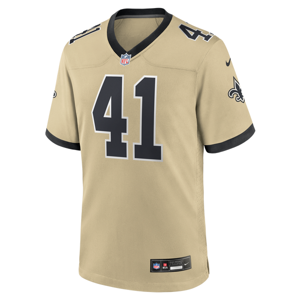 New Orleans Saints Alvin Kamara Nike Gold Gameday Golds Alternate Game Player Jersey