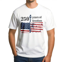 250 Years of Freedom T-Shirt | American Flag Statue of Liberty Graphic | Soft Cotton Blend Sweatshirt | Patriotic USA Anniversary Gift