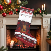 Reindeer Antlers Horse Christmas Stocking, Horse Christmas Stocking, Ugly Sweater Equestrian Holiday Stocking, Country Farm Mantel Decor