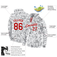Personalized Name and Number Pullover Hoodie, Custom Christmas Sports Hoodie, Holiday Team Sweatshirt Hoodie, Xmas Sports Fan Present
