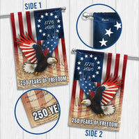 250 Years of Freedom Garden Flag | 1776-2026 Patriotic Eagle & We The People Design | Double-Sided Polyester | Americana Home Decor Gift