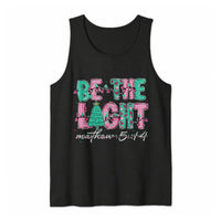 Christian Christmas Tank, Be the Light Tank Top, Matthew 5, 14 Sleeveless Tee, Faith Based Holiday Tank, Religious Christmas Present