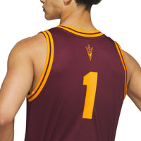 #1 Arizona State Sun Devils Away Swingman Jersey - Maroon