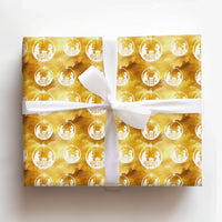 Gold Holy Family Christmas Gift Wrap, Best Present Ever Nativity Wrapping Paper, Religious Star of Bethlehem Present Wrap, Christian Gift Wrap