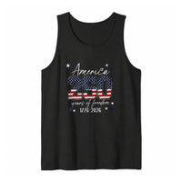USA 250th Anniversary Tank Top | America 250 Years of Freedom 1776-2026 Graphic | Soft Breathable Fabric | Patriotic 4th of July Family Matching Summer Outfit
