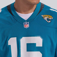 Jacksonville Jaguars Trevor Lawrence Teal Home Game Jersey