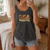 Retro USA 250th Anniversary Tank Top | Vintage Floral 250 Years of Freedom Design | Soft Breathable Premium Fabric | 4th of July Independence Day Gift
