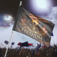 250 Years of Freedom House Flag | USA 250th Anniversary Eagle | Double Sided Weather Resistant Fabric | Collector's Patriotic Outdoor Decor