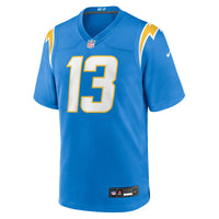 Los Angeles Chargers Marquez Valdes-Scantling Powder Blue Game Player Jersey