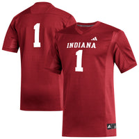 #1 Indiana Hoosiers Replica Football Jersey - Crimson
