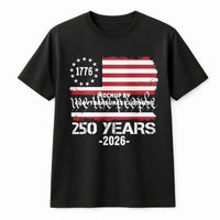 1776 We The People 250 Year Anniversary T-Shirt | Patriotic USA Flag Graphic Design | Premium Cotton Unisex Tee | Gift for American History Buffs