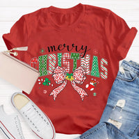 Adorable Holiday Educator Shirt, Merry Christmas Teacher T-Shirt, School Teacher Graphic Tee, Winter Christmas Teacher Shirt, Teacher Xmas Present