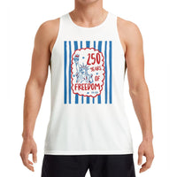 250 Years of Freedom Tank Top | Statue of Liberty Patriotic Graphic | Soft Breathable Unisex Fit | Americana History Lover Gift