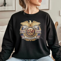 250 Years Anniversary Eagle Sweatshirt | 1776-2026 U.S. Bicentennial Commemorative Design | Soft Cotton Blend | Patriotic Gift for History Lover