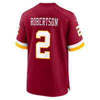 Washington Commanders Amik Robertson Burgundy Team Game Jersey