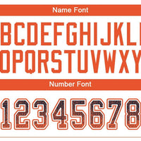 Custom Football Jersey - Navy Orange-White Drift Fashion