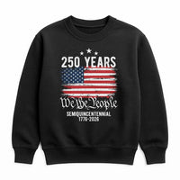 America 250 Years Sweatshirt | We The People Semiquincentennial 1776-2026 Design | Soft Cotton Polyester Blend | Patriotic Gift for History Lovers