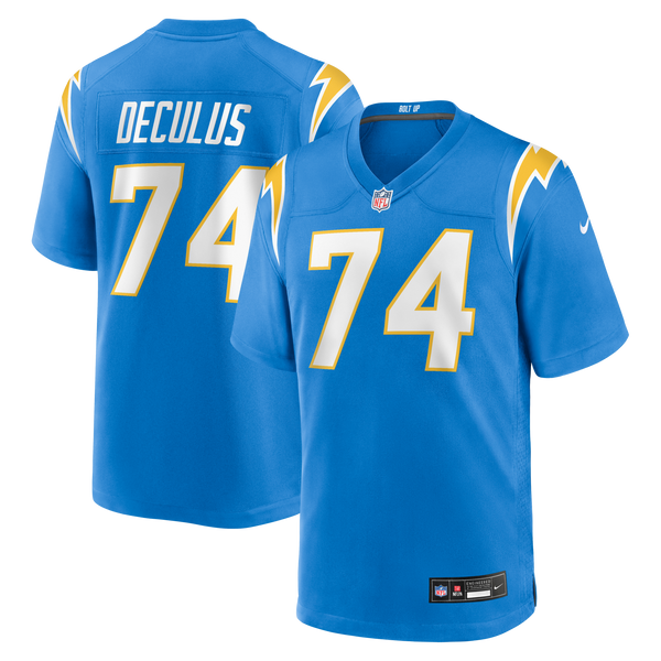 Los Angeles Chargers Austin Deculus Nike Powder Blue Team Game Jersey