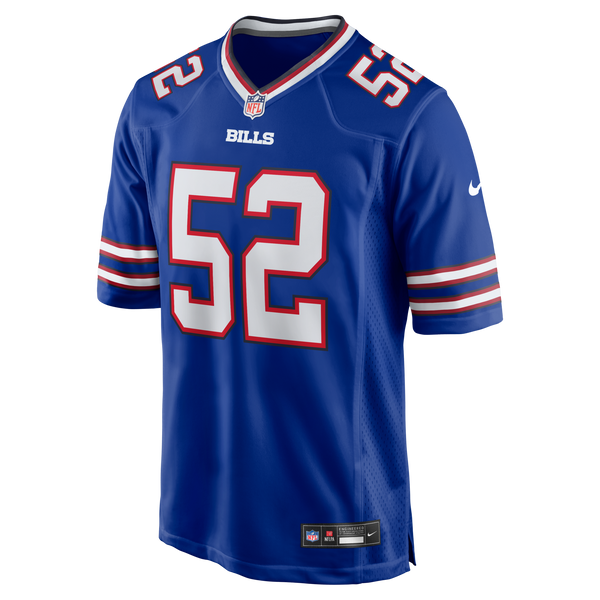 Buffalo Bills Kaleb Elarms-Orr Nike Royal Team Game Jersey