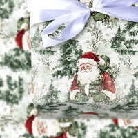 Camouflage Vest Santa Claus Gift Wrap, Tactical Santa Wrapping Paper, Military Christmas Wrapping Paper, Veteran Holiday Gift Wrap Paper