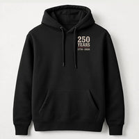 250 Years Hoodie | 1776-2026 American Independence Commemorative Design | Soft Cotton-Polyester Blend | Patriotic Gift for History Lovers