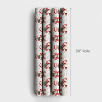 Vintage Camera Christmas Gift Wrap, Photographer Santa Wrapping Paper, Photography Holiday Wrapping Paper, Photo Lover Wrapping Paper Roll