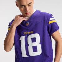 Minnesota Vikings Justin Jefferson Purple Team Vapor F.U.S.E. Elite Jersey