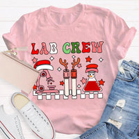 Festive Laboratory Tech Holiday Shirt, Christmas Lab Crew Science T-Shirt, Chemist Biology Xmas Tee, Science Lover Present