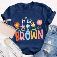Personalized Custom Name Teacher Shirt