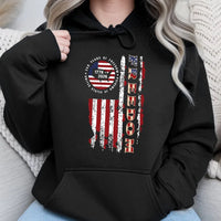 America 250 Years of Freedom Hoodie | 1776-2026 USA Flag Patriotic Art | Soft Cotton-Polyester Blend | Gift for Patriotic Americans