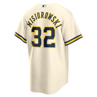Milwaukee Brewers Jacob Misiorowski Cream Home Replica Jersey
