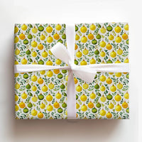 Watercolor Baubles Gift Wrap, Gold and Green Ornament Wrapping Paper, Elegant Christmas Wrapping Paper, Botanical Holiday Gift Wrap Roll