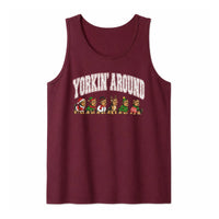 Christmas Yorkie Dog Tank, Yorkin Around Yorkie Tank Top, Humorous Yorkshire Terrier Holiday Tank, Adorable Dog Mom Present, Christmas Tank Top