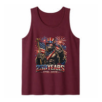 Patriotic Bigfoot Tank Top | USA 250 Years 1776-2026 America Independence Day Graphic | Premium Lightweight Breathable Fabric | Summer 4th of July Gift for Men Women