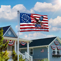 250 Years of Freedom American Flag | Betsy Ross 1776-2026 Commemorative Design | UV-Resistant Polyester | Patriotic Home & Garden Decor