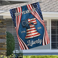 250 Years of Liberty Garden Flag | Betsy Ross 1776-2026 Commemorative Design | Double-Sided Patriotic Outdoor Decor | America 250th Anniversary Gift