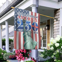 USA 250th Anniversary Flag | 1776-2026 Statue of Liberty Design | Premium Weather-Resistant Polyester | Patriotic 250 Years Celebration Garden Decor