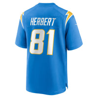 Los Angeles Chargers Patrick Herbert Powder Blue Team Game Jersey